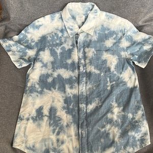 J Crew - Crewcuts Boys Chambray Short Sleeve Button-Down